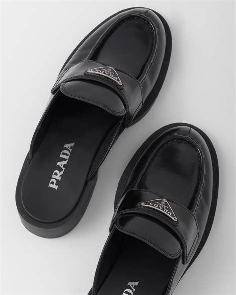 prada platform mules|Prada leather sandals.